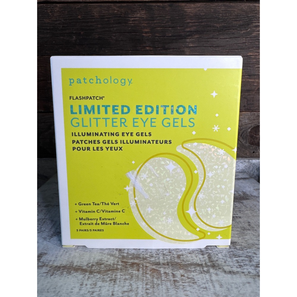 Patchology Limited Edition Glitter Eye Gels 5-Pairs Set Brand New In Box